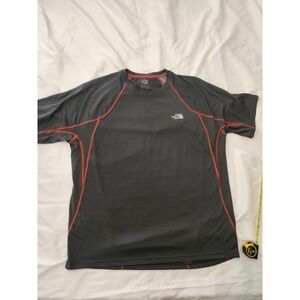 The North Face Gray and Red Men's Shirt